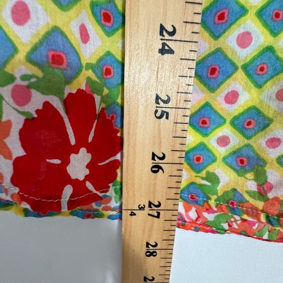 Talbots Floral Cotton Blouse Size Small - Picture 9 of 9